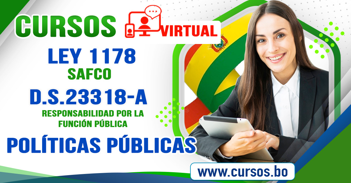 🎁 Black Friday 50% descuento🎁 3 Cursos Políticas Públicas, Ley 1178 SAFCO y DS23318-A Triple certificación ✅ (Virtual 24/7)